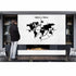 Metal World Map Wall Art, World Map Compass Continent, Metal Wall Decor, Interior Decoration, Wall Hanging Home Office Decor 5 Color Options