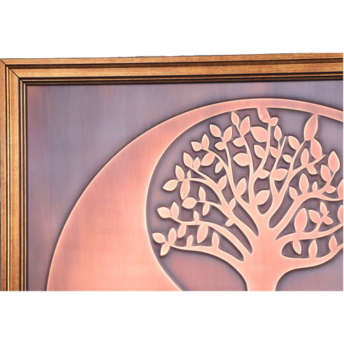 Copper Relief Wall Decor, Yin Yang Wall Art, Copper Wall Art, Home Living Room Decoration, Wall Hangings, Tree Decor