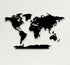 Metal World Map 5 Continents, Metal Wall Art Work, Home Office Living Room Decoration, Wall Hangings, Interior Decoration