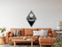 Metal Wall Art, Triangle Mountain And Sun ,Home Decoration ,Wall Sculpture, Metal Wall Art, Interior Decoration,Indoor Outdoor Hangings,