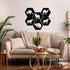 Hexagon Metal Wall Art, Animals Wall Signs, Living Room Decoration, Metal Wall Hangings, Home Decor, Metal Wall Decor Sets